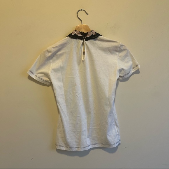 Miu Miu Lace Collar T-Shirt - Picture 3 of 8